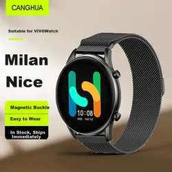 CangHua Zamenska narukvica za pametni sat za VivoWatch GT, Crna