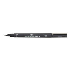 UNI PIN Marker, 0.4mm, Crni