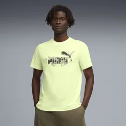 PUMA Camo Tee Men, Clothing, Apple Spritz, L