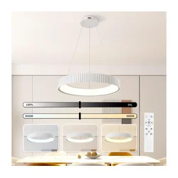 Brilagi - LED prigušiva luster FALCON MODERN LED/54W/230V prečnik 60 cm bela + daljinski upravljač