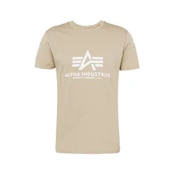 ALPHA INDUSTRIES Majica bež/bela