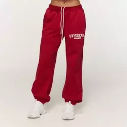 GymBeam Women‘s Varsity Joggers Red