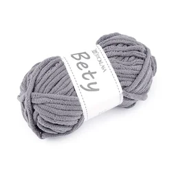 Pletena ženiljska preja Bety 100 g - (29) siva