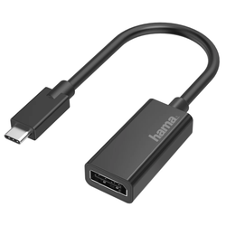 HAMA USB Kabl tip C na adapter za DisplayPort, Ultra HD, crni