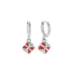 Cala Rose Uhani RUBY BOW srebrna