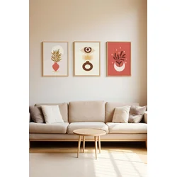 Wallity Slika 3Dartsoho98, 3 dela, 33 x 48 cm