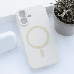 Maska za telefon Mag Case PureTone za iPhone 16, Svetloplava
