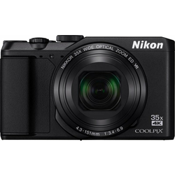 Nikon fotoaparat Coolpix A900 + SD 16GB + Manfrotto SCP-5BC, črn