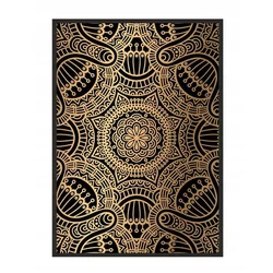shumee PLAKAT V OKVIRJU 53x73 cm Zlat P1023