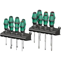 WERA Set šrafcigera Kraftform Big Pack 300 14/1 zeleni
