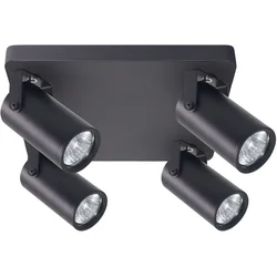 Gary Zidna Lampa Crna 4x15W GU10