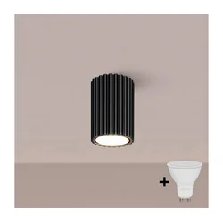 Brilagi - LED spot CRESTO 1xGU10/10W/230V, 10 cm, crna