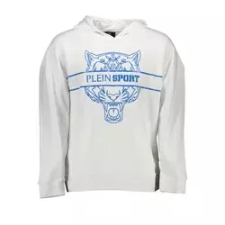 PLEIN SPORT Muški Duks FIPS218_BIANCO_01-WHITE, Beli