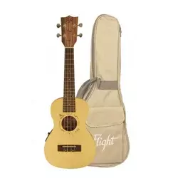 Flight DUC 525CEQ Zebrano Elektro Koncert ukulele sa torbom