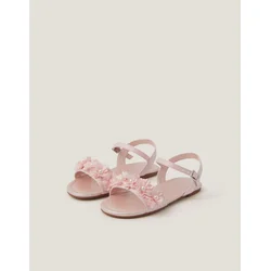 Monsoon Children Sandale za devojčice Pearly Pom Flower, Roze
