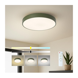 Brilagi - LED prigušiva stropno svetlo POOL LED/48W/230V 3000-6000K 40 cm zeleno + daljinski upravljač