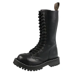 Usnjen škorenj unisex - STEEL - 135/136/Z