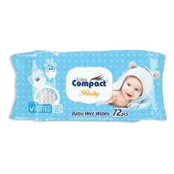 Ultra Compact Vlažne maramice Baby, 72 komada