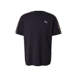 PUMA Majica Essentials Elevated rumena/črna/bela