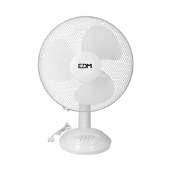 NEW Namizni ventilator EDM Bela 35 W O 30 x 48 cm