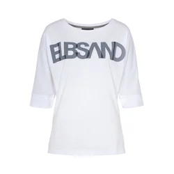 Elbsand Majica modra/bela