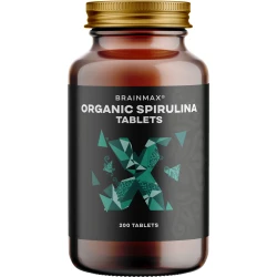 BrainMax Spirulina BIO, tablete Število kapsul: 200 tablet