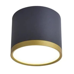 LED spot svetiljka TUBA LED/9W/230V crna/zlatna