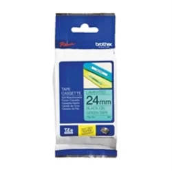 Brother TZE751 24mm crno/zeleno