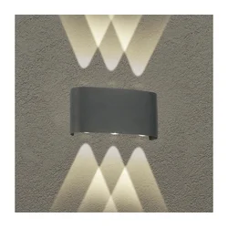 Brilagi - LED spoljašnje zidno svetlo FLAREBOX LED/6W/230V antracit IP65