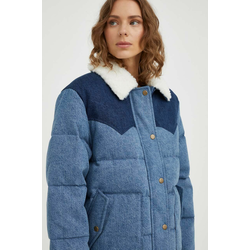 Pernata jakna Levis za žene, za zimu, oversize