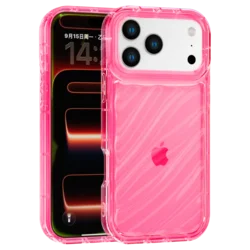 Aurora Wave maska za iPhone 17 Pro Max - crvena