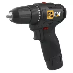 CAT Akumulatorska bušilica DX1140, 12V + Baterija, 2.0Ah, 2 komada + Punjač baterija, 1.5A