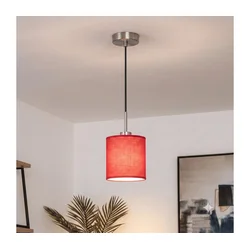 Brilagi - LED luster na sajli NUBILA 1xE27/60W/230V O 14 cm crna/crvena