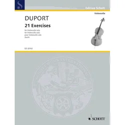 DUPORT:21 EXERCISES FOR CELLO SOLO