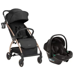 Kikka Boo Kolica autofolding Joy premium 2in1 set sa autosedištem I-Prime I-Size Black