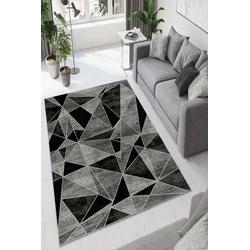 Conceptum Hypnose Tepih W942, 120x180 cm, Crno-sivi