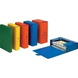 MAPA S GUMBOM HRBAT- 80MM A4 EUROBOX ESSELTE C2809/390328090 ŽUTA