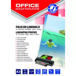 Folija za plastificiranje A3 100mic 100/1 sjajna Office products