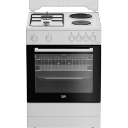 Beko Kombinovani šporet FBS64010WD, 2 ringle, 2 gorionika, 75l, Beli