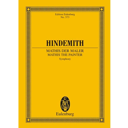 HINDEMITH:MATHIS DER MALER SCORE