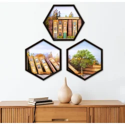 Wallity Uramljena slika 6GEN135744, 35x35 cm, 3 dela