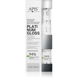PLATINUM GLOSS Revitalizujuća krema za predeo oko očiju sa platinom i bioaktivnim peptidima 10ml |APIS COSMETICS| Kozmo