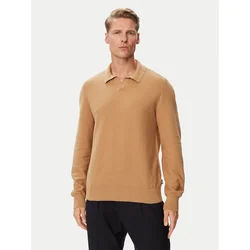BOSS Pulover H-Lomarino 50565511 Bež Regular Fit
