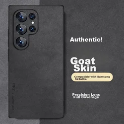 Shangsu Maska za mobilni telefon Samsung Galaxy S24 Ultra, Crna