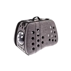 Ferribiella Torba za pse Supreme Eva, 43x30x33 cm, Siva
