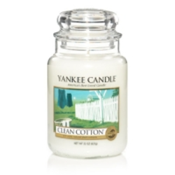 YANKEE CANDLE svijeća CLEAN COTTON 1010728E