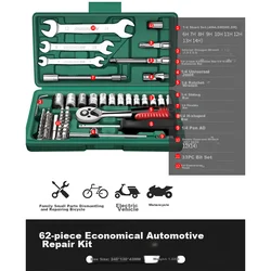 Greener Set alata za popravku automobila, 63 Komada