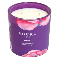 Roura 333501.221 Sveča Peony - Aroma 3 v 1