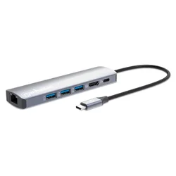 Manhatan doking stanica USB-C PD 6-u-1 4K 153959