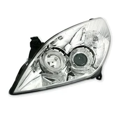 OEM Kristalni farovi Angel Eyes Opel Vectra C (05-09), Hrom